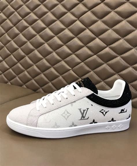 white lv sneakers men|louis vuitton new men's sneakers.